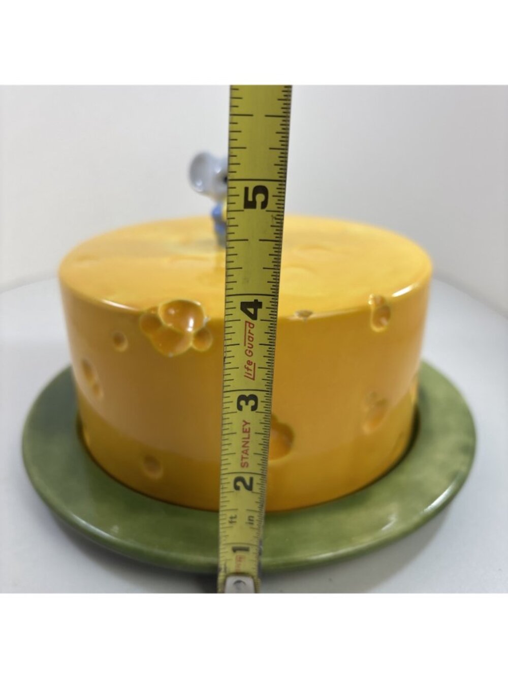 Retro Cheese Dish With Mouse On Cheese Lid, 1980’s Vintage - Picture 5 of 6